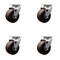 Service Caster 4'' High Temp Glass Filled Nylon Wheel Swivel Caster Set with Roller Bearings, 4PK SCC-20S420-GFNRHT-4 - alternate 1